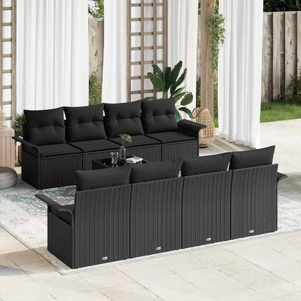 Tuin Sofa Set 9 Pcs 55 X 55 X 37 Cm Poly Rattan