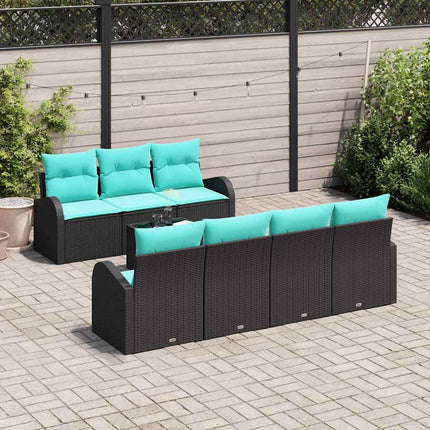 Tuin Sofa Set Met Opslag 8 Pcs Poly Rattan