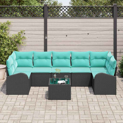 Tuin Sofa Set Met Opslag 8 Pcs Poly Rattan