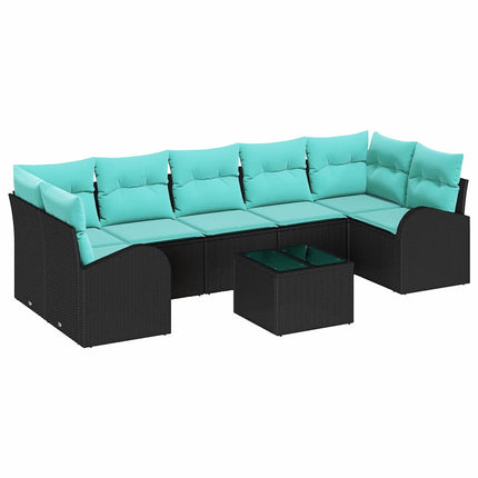 Tuin Sofa Set Met Opslag 8 Pcs Poly Rattan