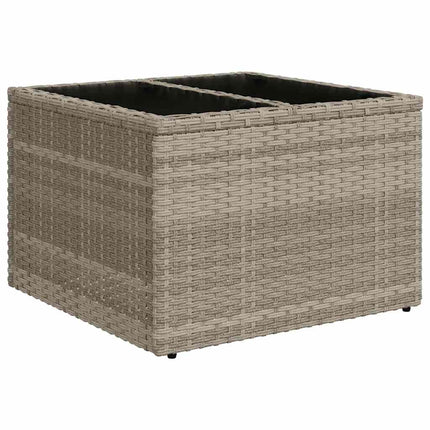Tuin Sofa Set 9 Pcs Licht Grijs En Donker Grijs Poly Rattan