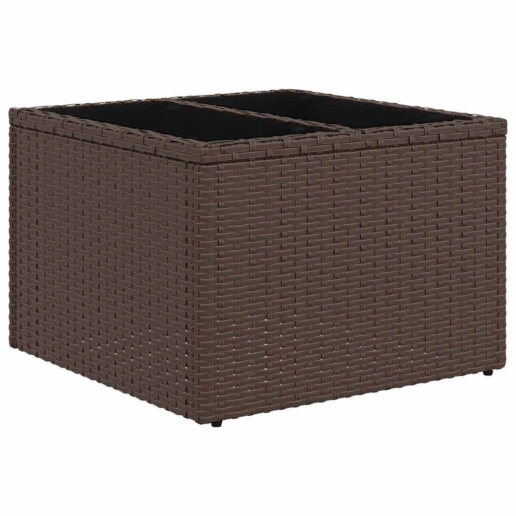 Tuin Sofa Set Met Kussen 7 Pcs En Crème Poly Rattan