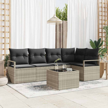 Tuinbankenset Met Kussen Met Opslag 5 Pcs Poly Rattan