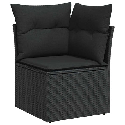 Bankstel Met Kussen Met Opslag 7 Pcs Poly Rattan