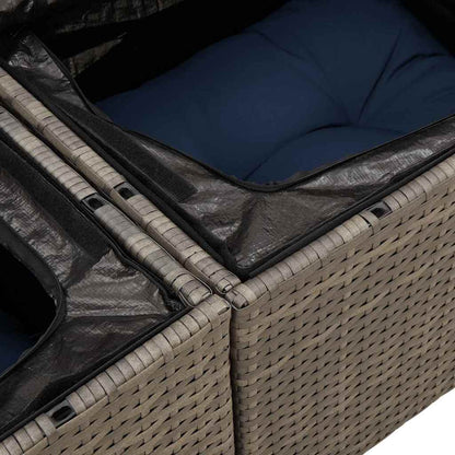 Bankstel Met Kussen 8 Pcs Poly Rattan