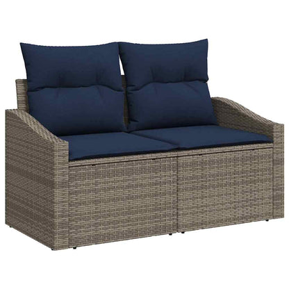 Bankstel Met Kussen 8 Pcs Poly Rattan
