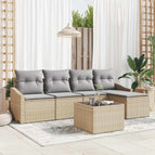 beige en lichtgrijs / met tafel