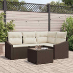Bruin en wit / met tafel