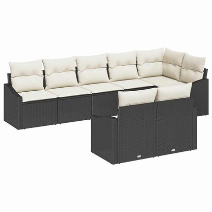 Tuinbankenset Met Kussen 8 Pcs Poly Rattan