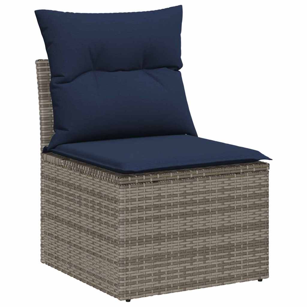 Tuinbankenset Met Kussen 8 Pcs Poly Rattan