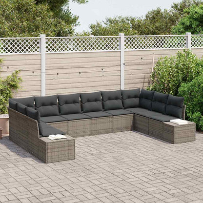 Tuinbankenset Met Kussen 10 Pcs Polyrattan