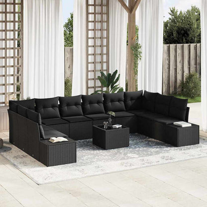 Tuinbankenset Met Kussen 10 Pcs Polyrattan