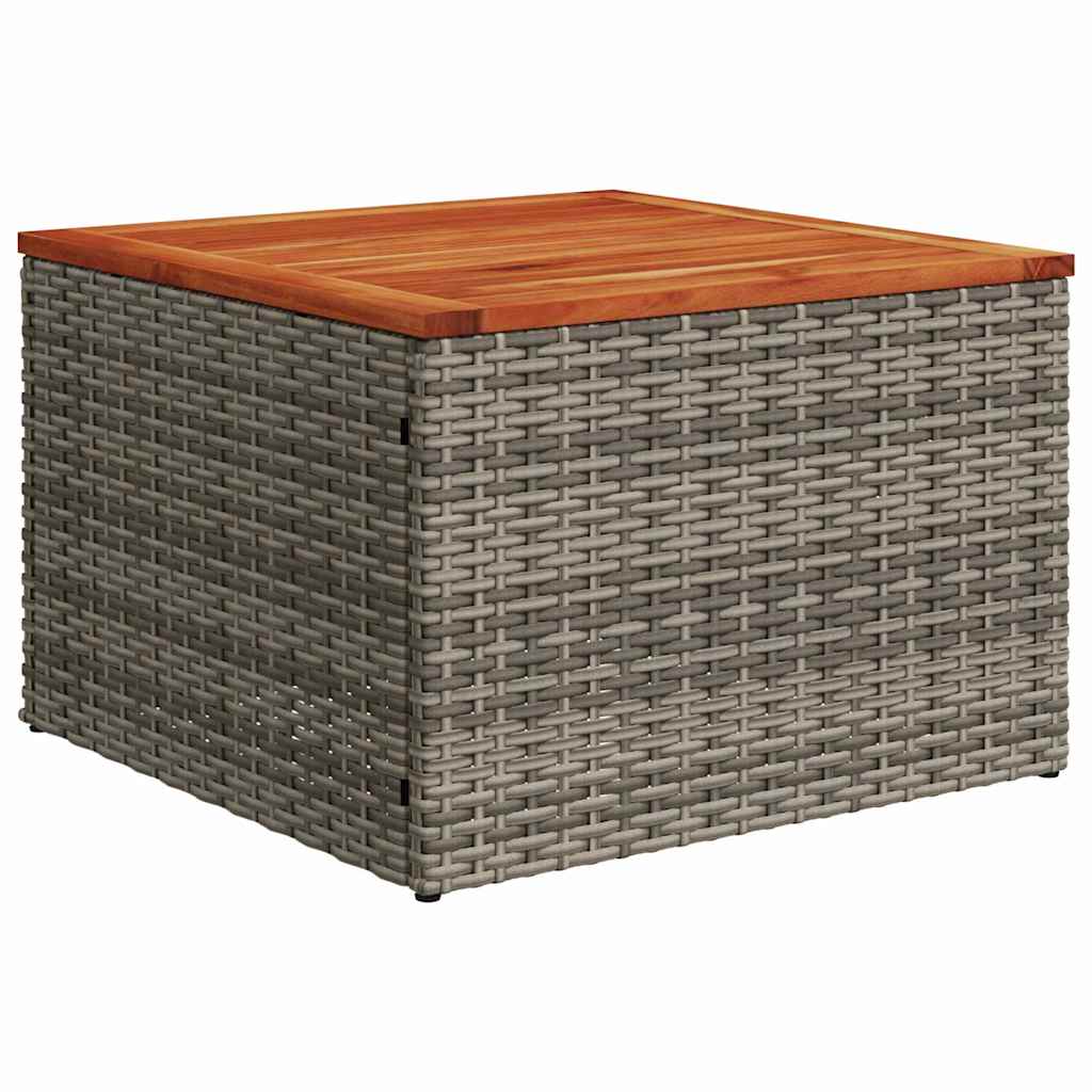 Tuinbankenset Met Opslag 7 Pcs Poly Rattan