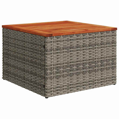 Tuinbankenset Met Opslag 6 Pcs Poly Rattan