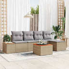 beige en lichtgrijs / met tafel