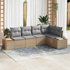 beige en lichtgrijs / zonder tafel