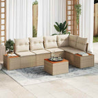 Beige en wit / met tafel