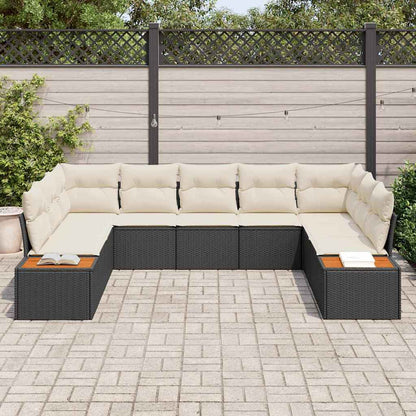 Tuinbankenset Met Kussen 5 Pcs En Crème Polyrattan