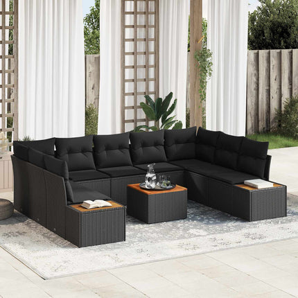 Tuinbankenset Met Kussen 5 Pcs En Licht Grijs Polyrattan