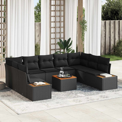 Tuinbankenset Met Kussen 5 Pcs En Crème Polyrattan
