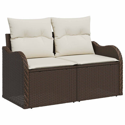 Tuin Sofa Set Met Kussen Met Kussen 6 Pcs Poly Rattan
