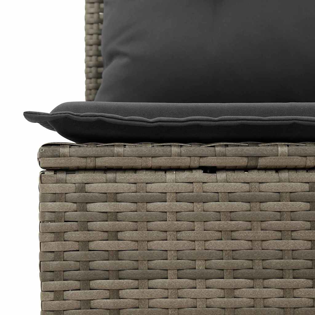 Tuin Sofa Set Met Kussen Met Opslag 7 Pcs Poly Rattan