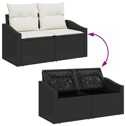 Tuin Sofa Set Met Kussen Met Opslag 7 Pcs En Crème