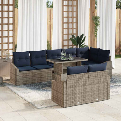 Tuin Sofa Set Met Kussen Met Opslag 9 Pcs