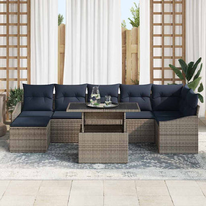 Tuin Sofa Set Met Kussen Met Opslag 8 Pcs