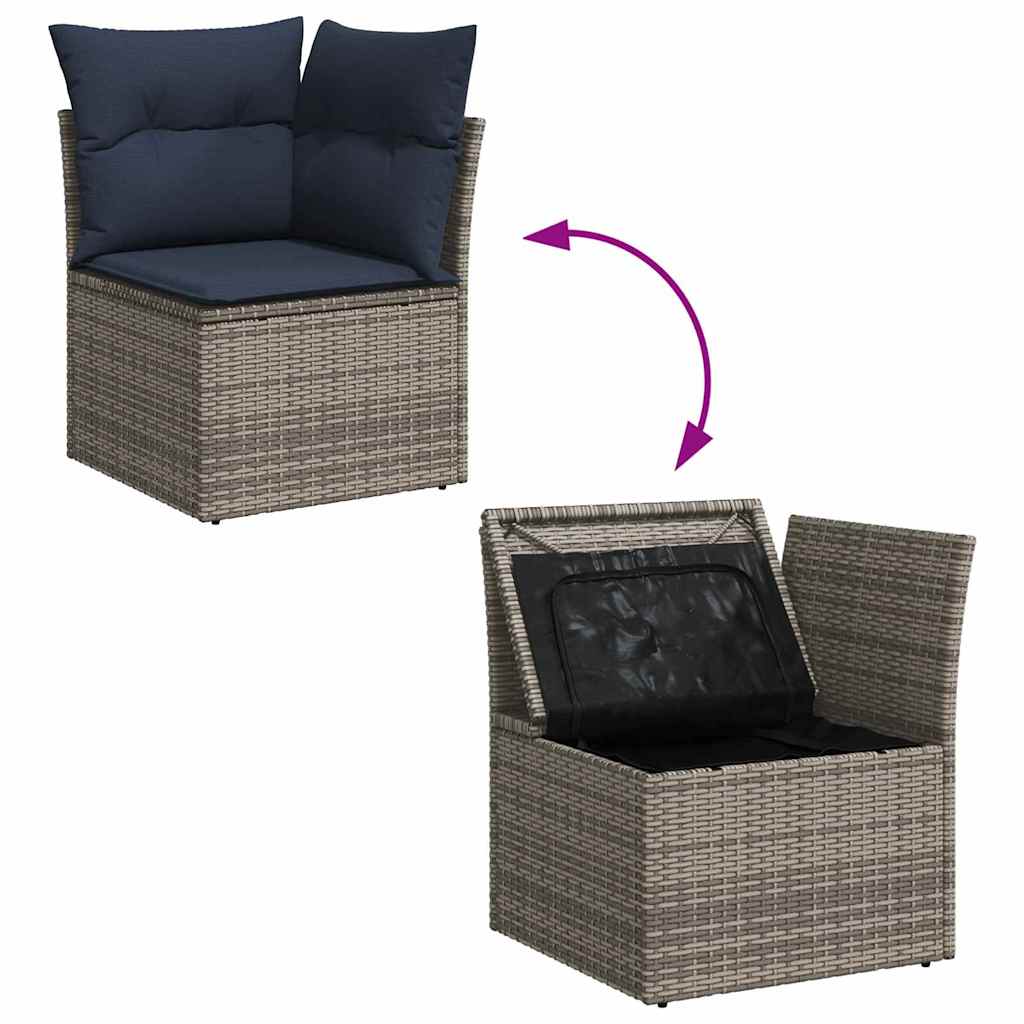 Tuin Sofa Set Met Kussen Met Opslag 11 Pcs