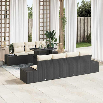 Tuin Sofa Set Met Kussen 8 Pcs En Crème