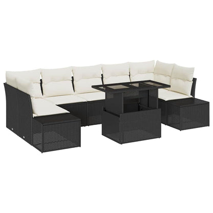 Tuin Sofa Set Met Kussen 8 Pcs En Crème