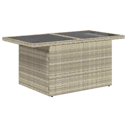 Tuin Sofa Set Met Kussen 9 Pcs Licht Grijs En Donker Grijs
