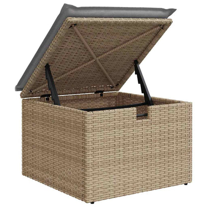 Tuin Sofa Set Met Kussen 8 Pcs En Licht Grijs Poly Rattan