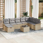 beige en lichtgrijs / met tafel