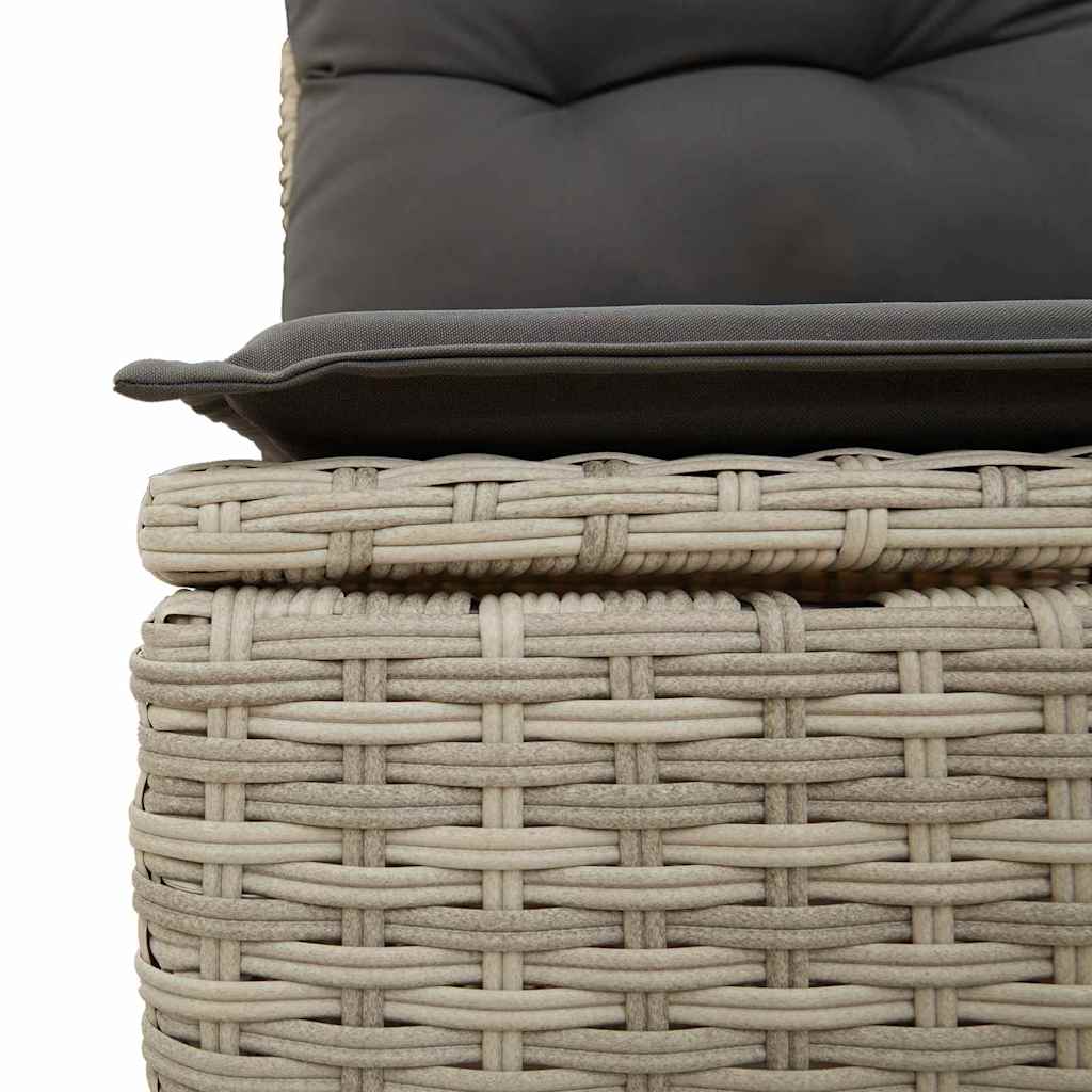 Bankstel Met Kussen Met Opslag 6 Pcs Poly Rattan
