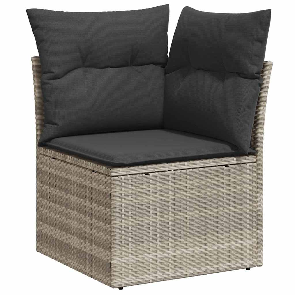 Bankstel Met Kussen Met Opslag 6 Pcs Poly Rattan