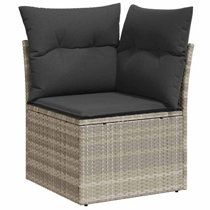Bankstel Met Kussen Met Opslag 6 Pcs Poly Rattan