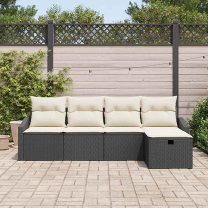 Bankstel Met Kussen 6 Pcs Poly Rattan