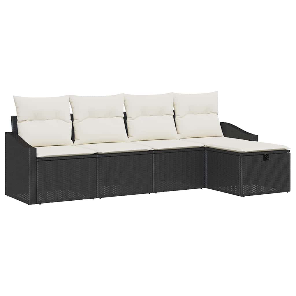 Bankstel Met Kussen 6 Pcs Poly Rattan