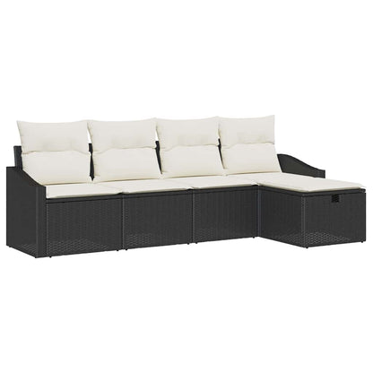 Bankstel Met Kussen 6 Pcs Poly Rattan