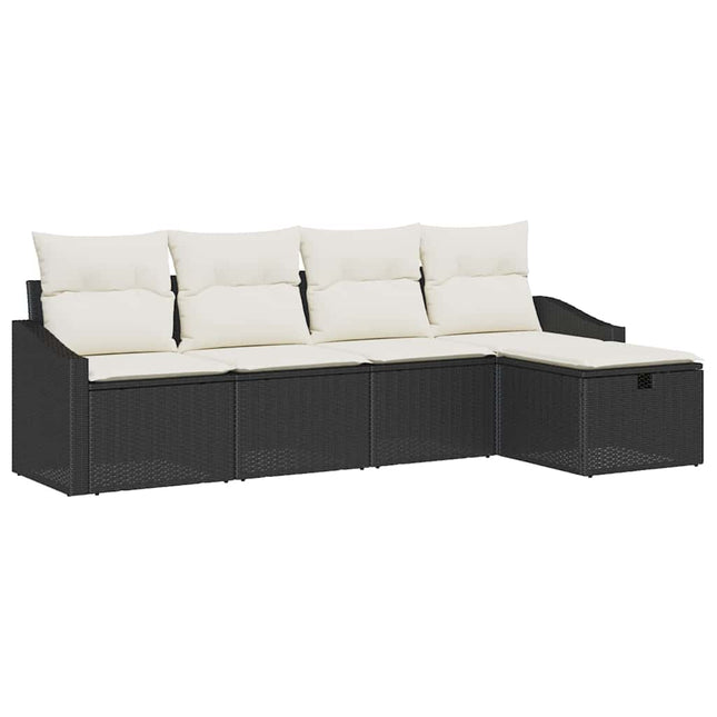 Bankstel Met Kussen 6 Pcs Poly Rattan