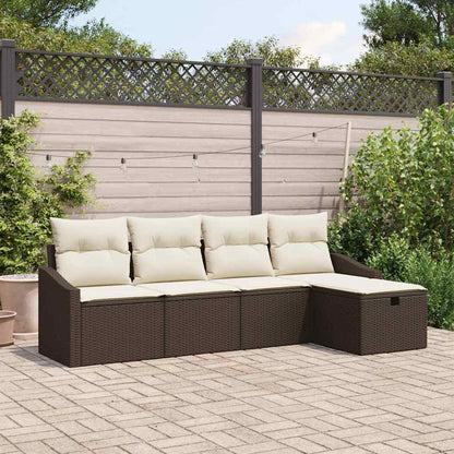 Bankstel Met Kussen 6 Pcs Poly Rattan
