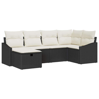 Bankstel Met Kussen 7 Pcs Poly Rattan