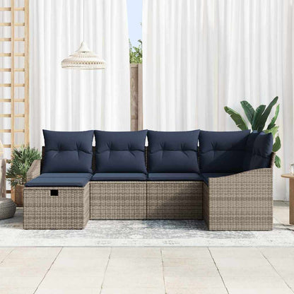 Bankstel Met Kussen 3 Pcs Poly Rattan