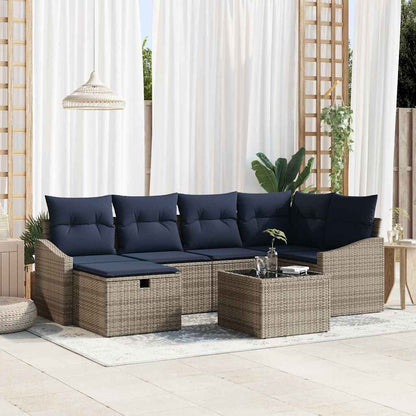 Bankstel Met Kussen 3 Pcs Poly Rattan