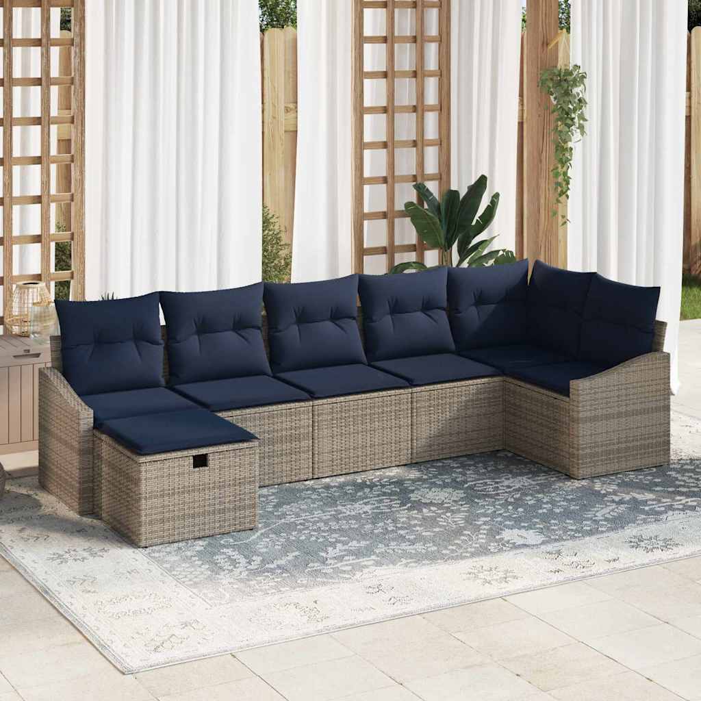 Bankstel Met Kussen 4 Pcs Poly Rattan