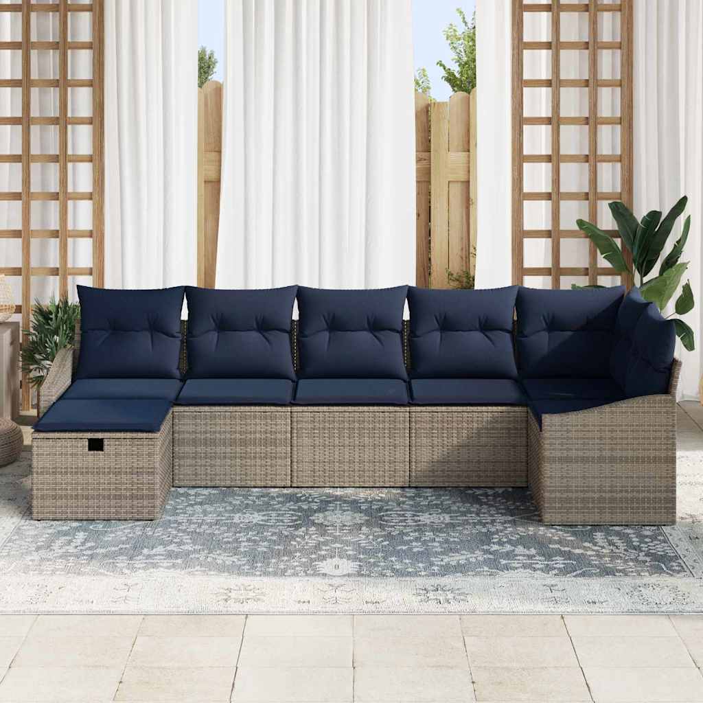 Bankstel Met Kussen 4 Pcs Poly Rattan