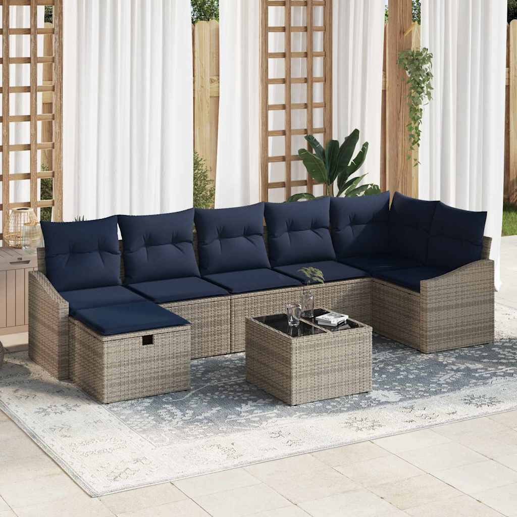 Bankstel Met Kussen 4 Pcs Poly Rattan