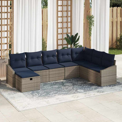 Bankstel Met Kussen 6 Pcs Poly Rattan